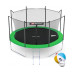 Батут  Hop-Sport 10FT 305 см 4 ноги green з внутрішньою сіткою - фото №6